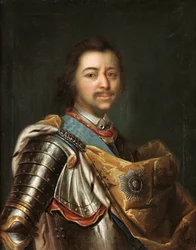 Porträt von Kaiser Peter I. der Große 1672-1725