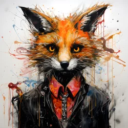 Anthropomorphismus des Zauberfuchses