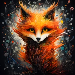 Anthropomorphismus des Zauberfuchses