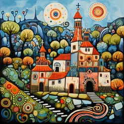 Bulgarisches Dorf, orthodoxe Kirche