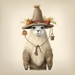 Lama, 18. Jahrhundert Amerika