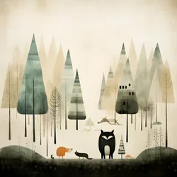 Landschaft mit Figur