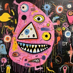 Ein lärmendes Acrylgemälde 3
