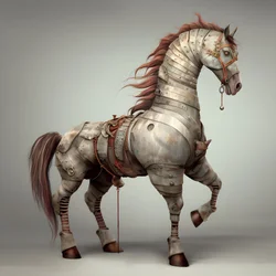 anthropomorphes Pferd