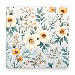 Aquarell Boho Blumenwiesen 1