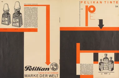 Merz 11 Pelikan Tintenwerbung, 1924