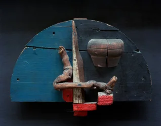 Ohne Titel (Holzkonstruktion)