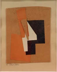 Ohne Titel (grau, blau, rot, weiß)