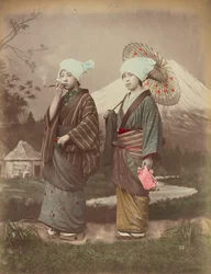 Japanische Reisende, ca. 1880