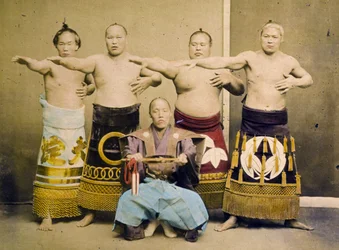 Sumo-Ringer, um 1877