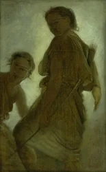 Diana mit einer ihrer Nymphen