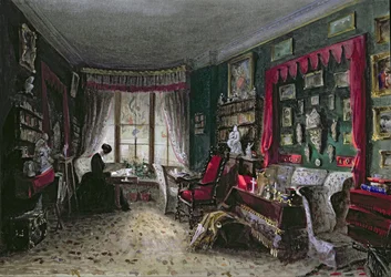 Unser Wohnzimmer in London, 1849