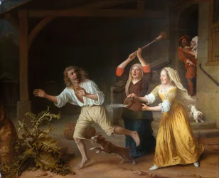 Die Vertreibung des verlorenen Sohnes aus dem Bordell