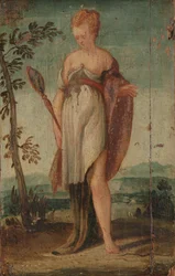 Frau mit Spiegel