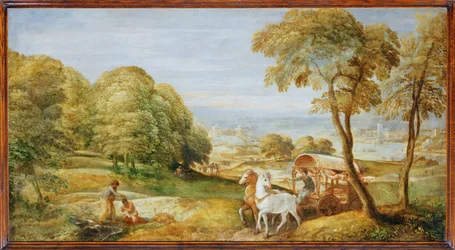 Die Taufe des äthiopischen Eunuchen durch den Diakon Philippus