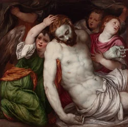 Pietà mit Engeln
