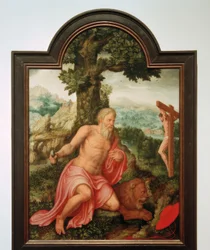 Landschaft mit hl. Hieronymus