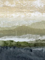 Abstrakte Bergschichten