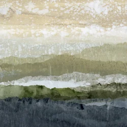 Geschichtete Berglandschaft