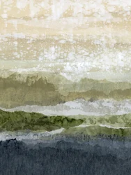 Gelassene Geschichtete Landschaft
