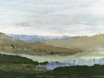 Serene Bergschichten