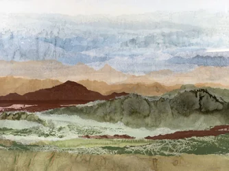 Serene Bergschichten
