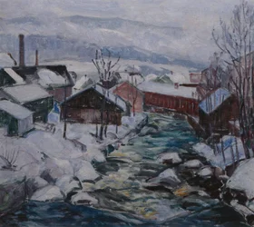 Winter in Mesna, Lillehammer