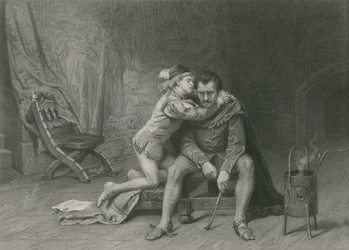 Prinz Arthur und Hubert, König Johann