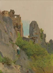 Ansicht der Sů?ovské Ruinen, 1875-85