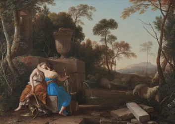 Laurent de La Hyre / Der Kuss von Frieden und Gerechtigkeit, 1654