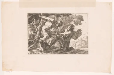 Marsyas von Apollo gehäutet