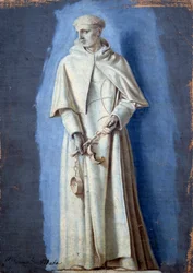 Heiliger Johannes von Matha, stehend mit Ketten