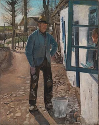 Das alte Haus weißeln, 1908