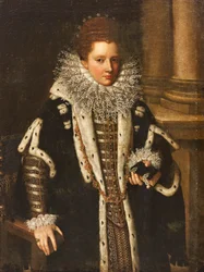 Porträt von Costanza Sforza von Santa Fiora