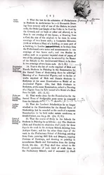 Skizze eines Ausschussmitglieds, aus den Rändern des 