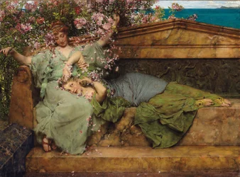 In einem Rosengarten