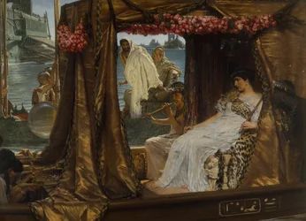 Das Treffen von Antonius und Kleopatra