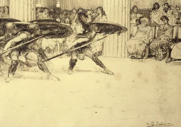 Der Pyrrhische Tanz, um 1886