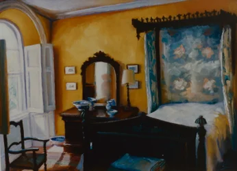 Goldener Raum Gelbes Schlafzimmer