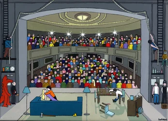 Akt 2 Szene 2. Dann klingelte es an der Tür, 2015