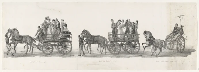 Einladung zu einem Konzert, Ball und betrunkenen Studenten, 1835