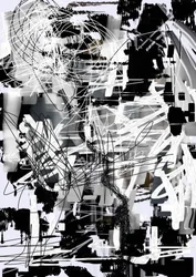Städtisches Chaos-Abstrakt