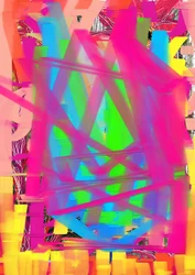 Lebhafte geometrische Abstraktion