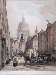 Fleet Street, London, ca. 1850