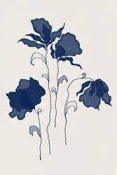 Dunkelblaue Blüten