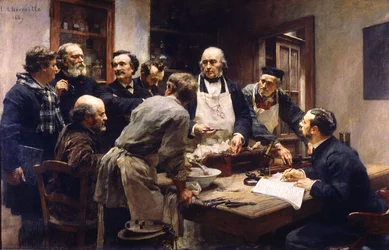 Die Lektion von Claude Bernard am Collège de France