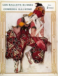 Kostümentwurf für Nijinsky im Ballett 