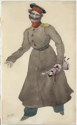 Kostümentwurf für das Ballett Die Feenpuppe von J. Bayer, 1903