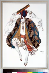 Ballets russes: Jüdische Tänzerin Kostüm für das Ballett Kleopatra