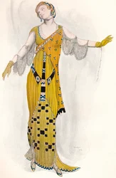 Fantaisie Sur Le Costume Moderne, Dione, ca. 1910